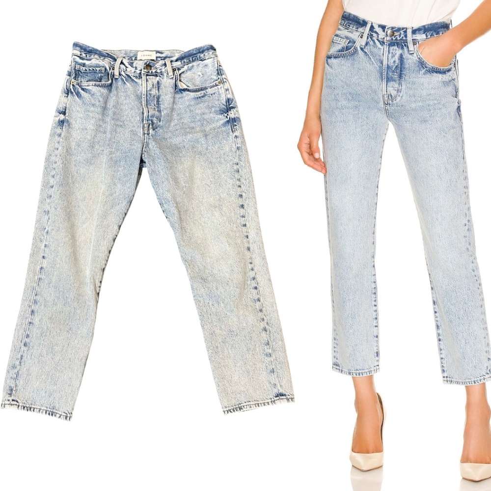 Frame Denim Women's Le Original Button Fly Distressed Jeans